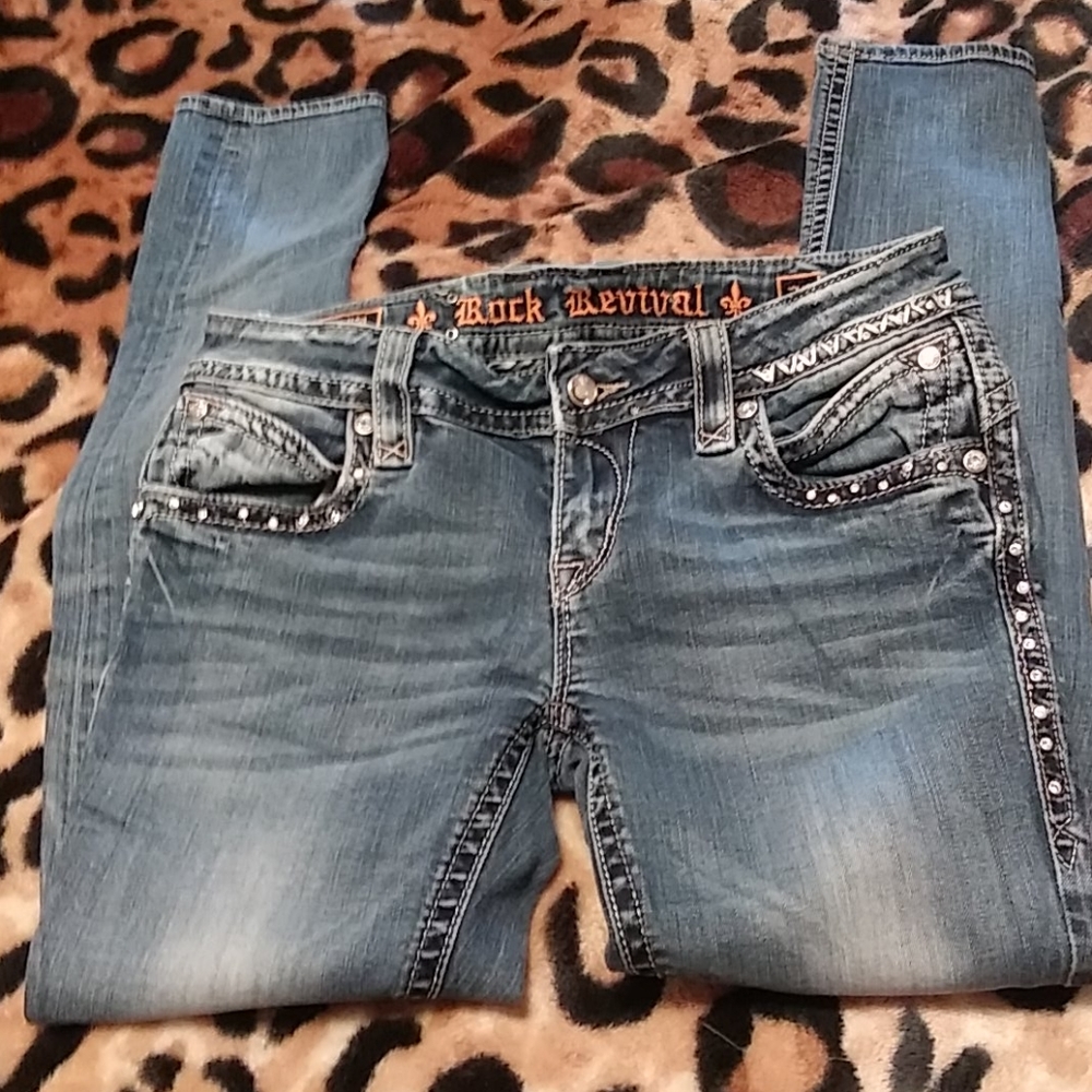 Rock revival skinny jeans